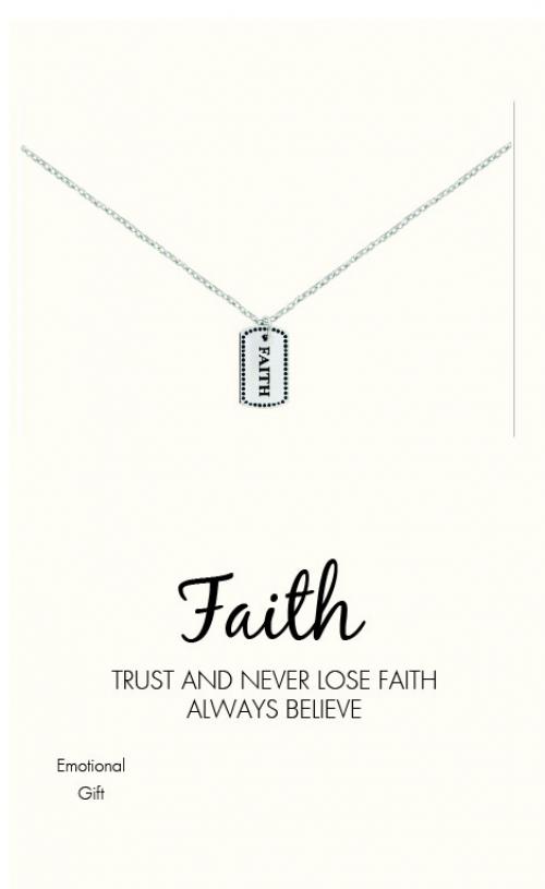 Faith Pendant Necklace